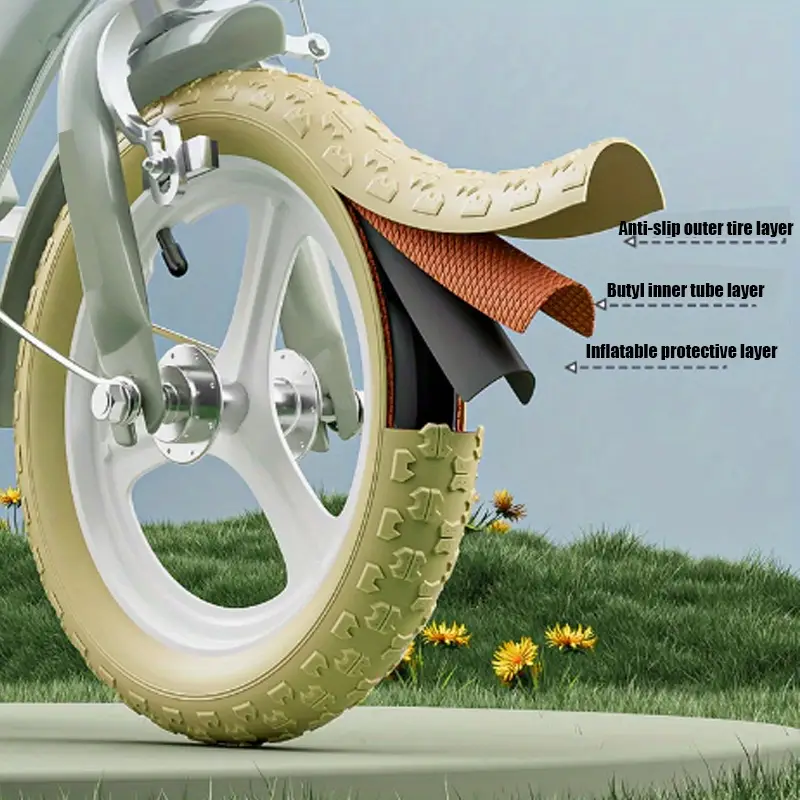 Foldable Retro Style Kids Bike - Outdoor British Design - Image 2
